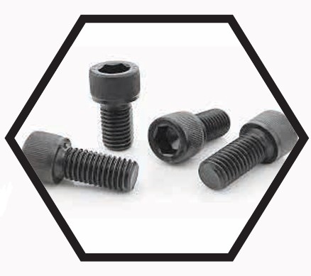 Socket Head Cap Screws – Cylindrical Head Allen Screws for Precision Machinery and Equipment – High Tensile Alloy Steel, Metric and Inch Threads, Black Oxide or Zinc Plated Finish, Socket Drive for High Torque